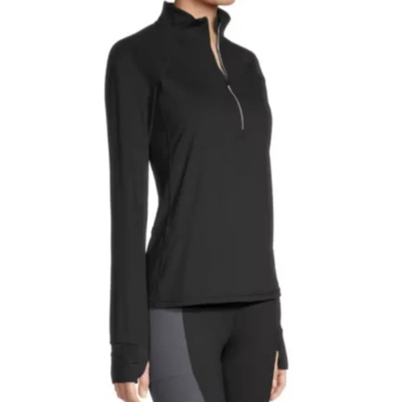 Xersion Women's Black Long Sleeve Quarter-Zip Pullover Size XXL - Picture 3 of 11